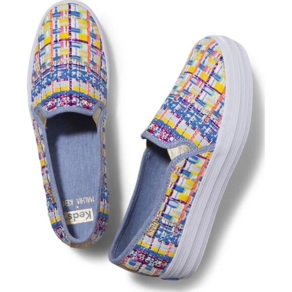 Keds x Malhia Kent Triple Decker Klein Slip-Ons - US 5.5 - Picture 1 of 10